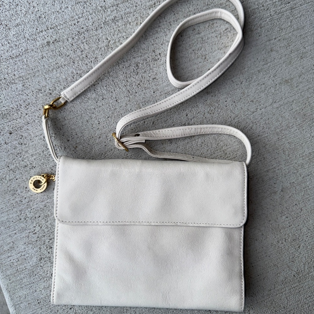 PERLINA leather cross.body wallet purse